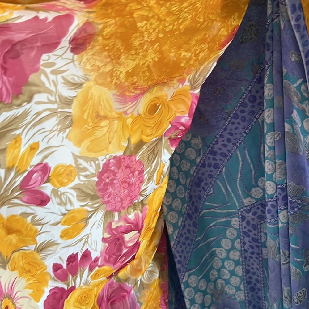 Multi Colored Reversible Beach Wrap Boola - image 2